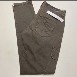 James Jeans Twiggy Legging Cargo￼Cappuccino ￼Brown Pants Size 29 new with tag